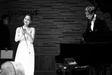 Mikyung Sung and Ilya Rashkovskiy at the 681st House Concert