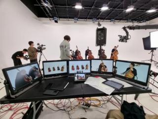Emeth Ensemble video shoot at Seoul Arts Center