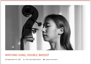 Entretien "Rencontrez l'artiste" avec Mikyung Sung - capture d'écran